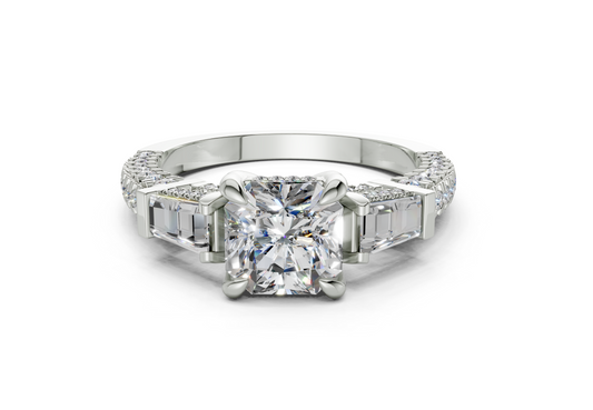 Narelle Asscher Diamond  Engagement Ring