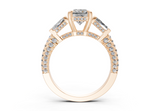 Narelle Radiant Square Diamond Engagement Ring