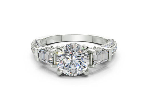 Narelle Round Diamond  Engagement Ring