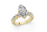 Xyra Marquise Diamond  Engagement Ring