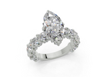 Xyra Marquise Diamond  Engagement Ring