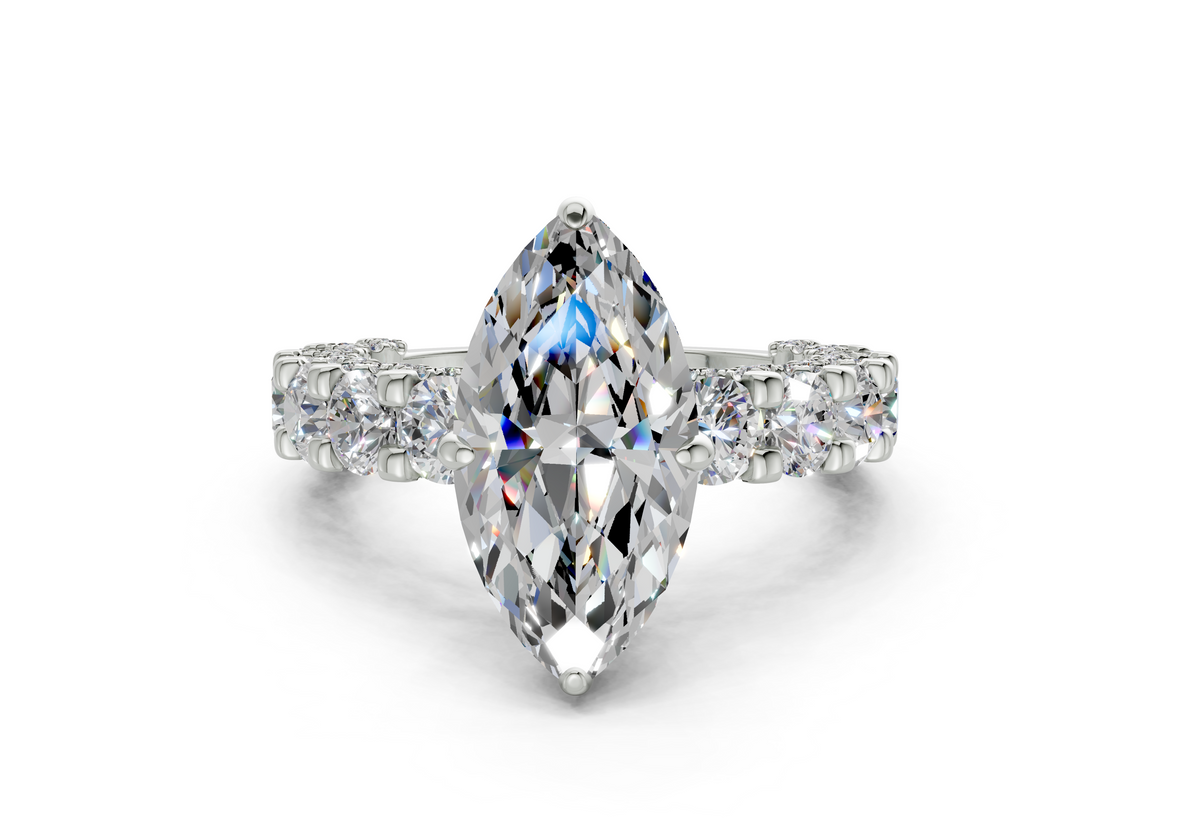 Xyra Marquise Diamond  Engagement Ring