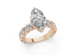 Xyra Marquise Diamond  Engagement Ring