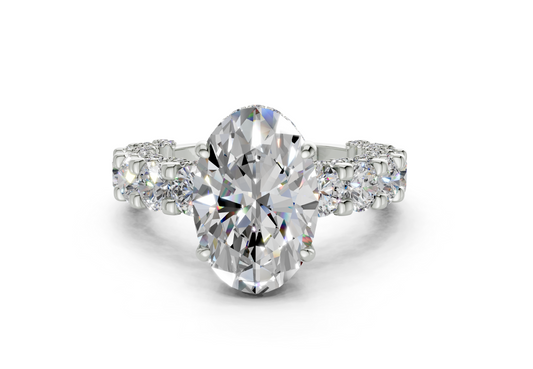 Xyra Oval Diamond  Engagement Ring