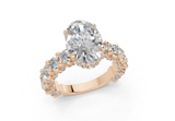 Xyra Oval Diamond  Engagement Ring