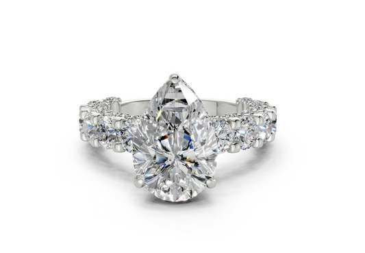 Xyra Pear Diamond  Engagement Ring