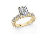 Xyra Radiant Diamond  Engagement Ring