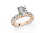 Xyra Radiant Diamond  Engagement Ring