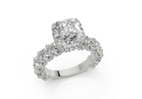 Xyra Radiant Square Diamond  Engagement Ring