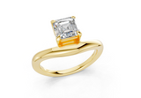 Lyriel Asscher Diamond  Engagement Ring