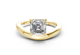 Lyriel Asscher Diamond  Engagement Ring