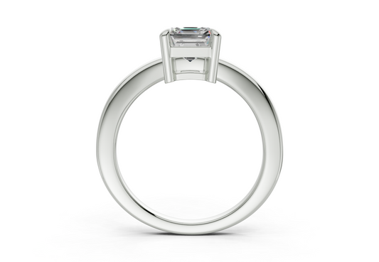 Lyriel Asscher Diamond Engagement Ring