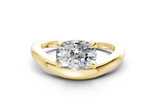 Lyriel Elongated Cushion Diamond  Engagement Ring