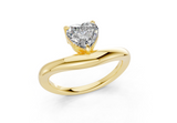 Lyriel Heart Diamond  Engagement Ring