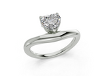 Lyriel Heart Diamond  Engagement Ring