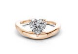 Lyriel Heart Diamond  Engagement Ring