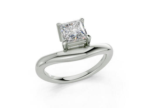 Lyriel Princess Diamond  Engagement Ring