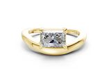 Lyriel Radiant Diamond  Engagement Ring