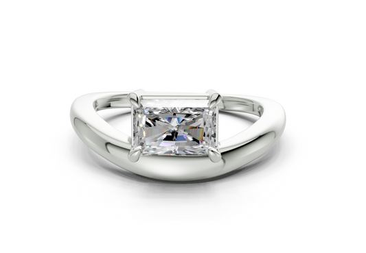 Lyriel Radiant Diamond  Engagement Ring