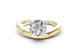 Lyriel Round Diamond  Engagement Ring