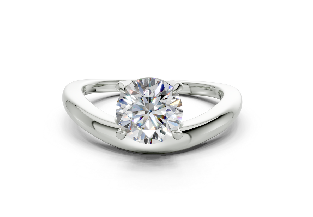 Lyriel Round Diamond  Engagement Ring