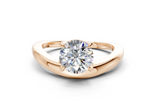 Lyriel Round Diamond  Engagement Ring