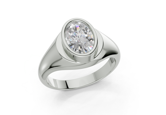 Ziora Oval Diamond  Engagement Ring