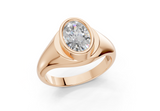 Ziora Oval Diamond  Engagement Ring