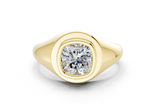 Ziora Cushion Square Diamond Engagement Ring