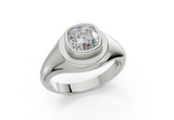 Ziora Cushion Square Diamond Engagement Ring