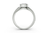 Ziora Cushion Square Diamond  Engagement Ring