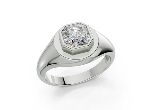 Ziora Radiant Square Diamond  Engagement Ring