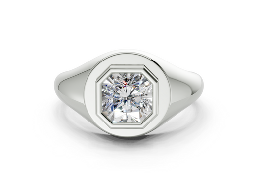 Ziora Radiant Square Diamond  Engagement Ring