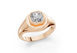 Ziora Radiant Square Diamond  Engagement Ring