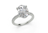 Sael Oval Diamond  Engagement Ring