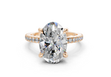 Sael Oval Diamond  Engagement Ring