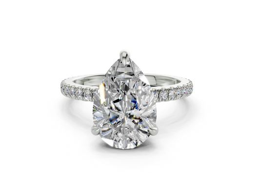 Sael Pear Diamond  Engagement Ring