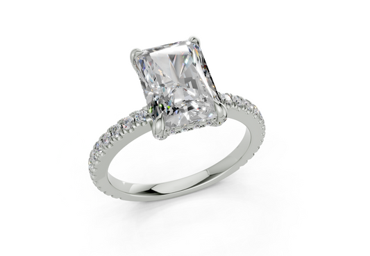 Sael Radiant Diamond  Engagement Ring