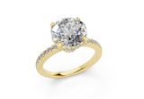 Sael Round Diamond  Engagement Ring