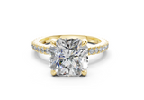 Sael Radiant Square Diamond  Engagement Ring