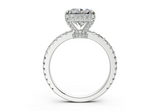 Sael Radiant Square Diamond  Engagement Ring