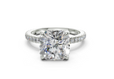 Sael Radiant Square Diamond  Engagement Ring