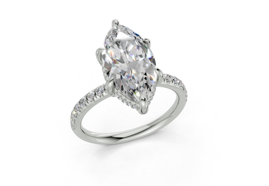 Orithia Marquise Diamond  Engagement Ring