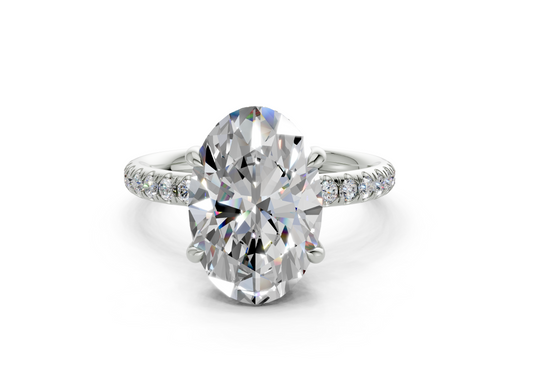 Orithia Oval Diamond  Engagement Ring