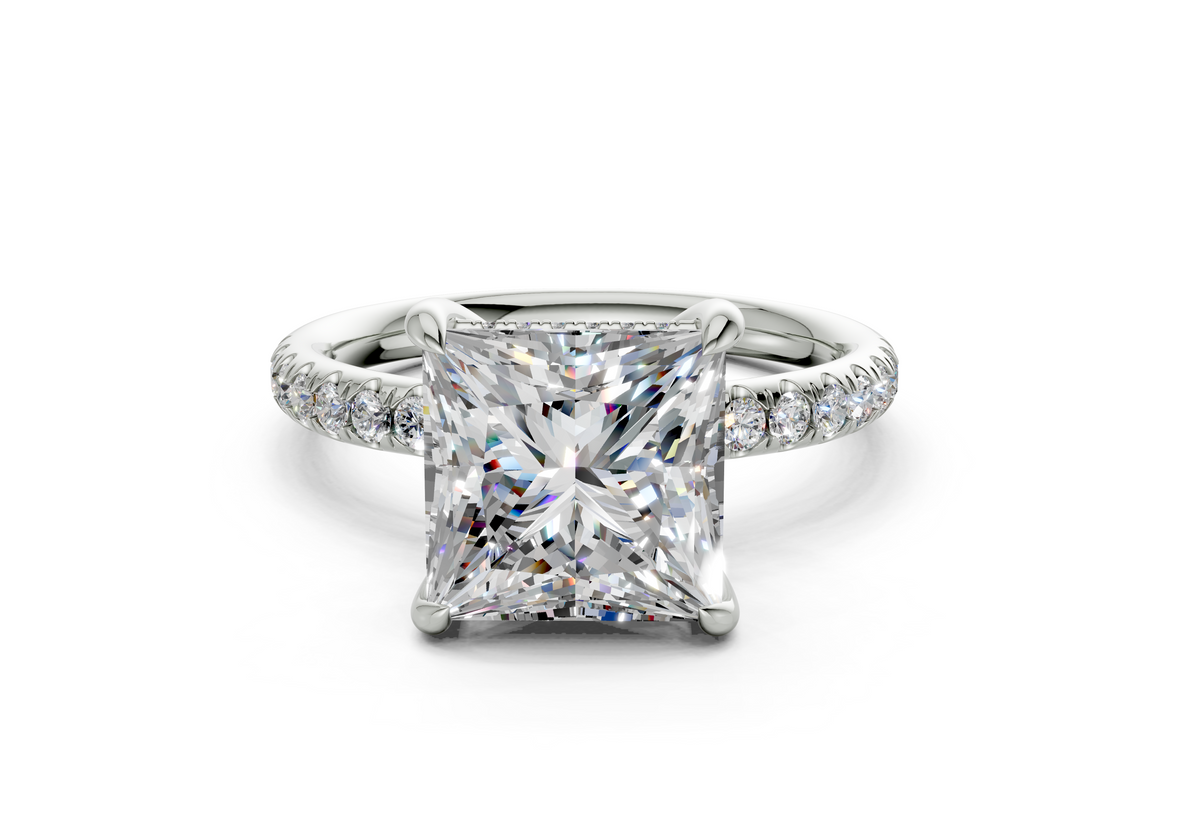 Orithia Princess Diamond  Engagement Ring