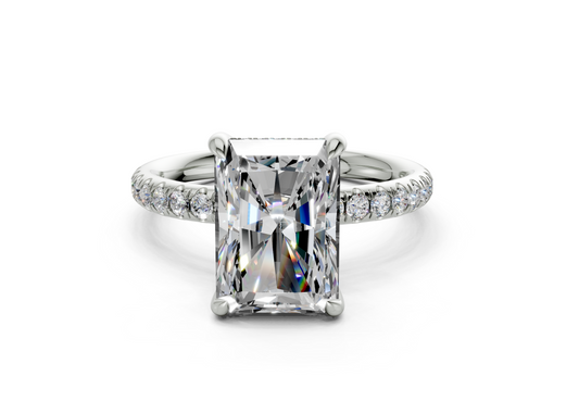 Orithia Radiant Diamond  Engagement Ring