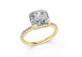 Orithia Radiant Square Diamond  Engagement Ring