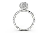 Orithia Radiant Square Diamond  Engagement Ring