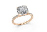 Orithia Radiant Square Diamond  Engagement Ring