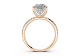 Orithia Radiant Square Diamond  Engagement Ring